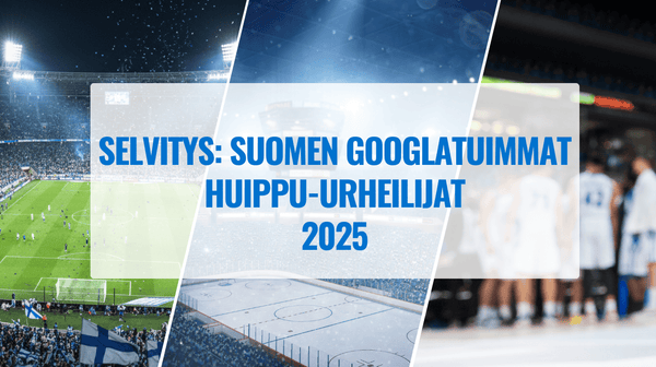 Selvitys: Suomen googlatuimmat huippu-urheilijat 2025